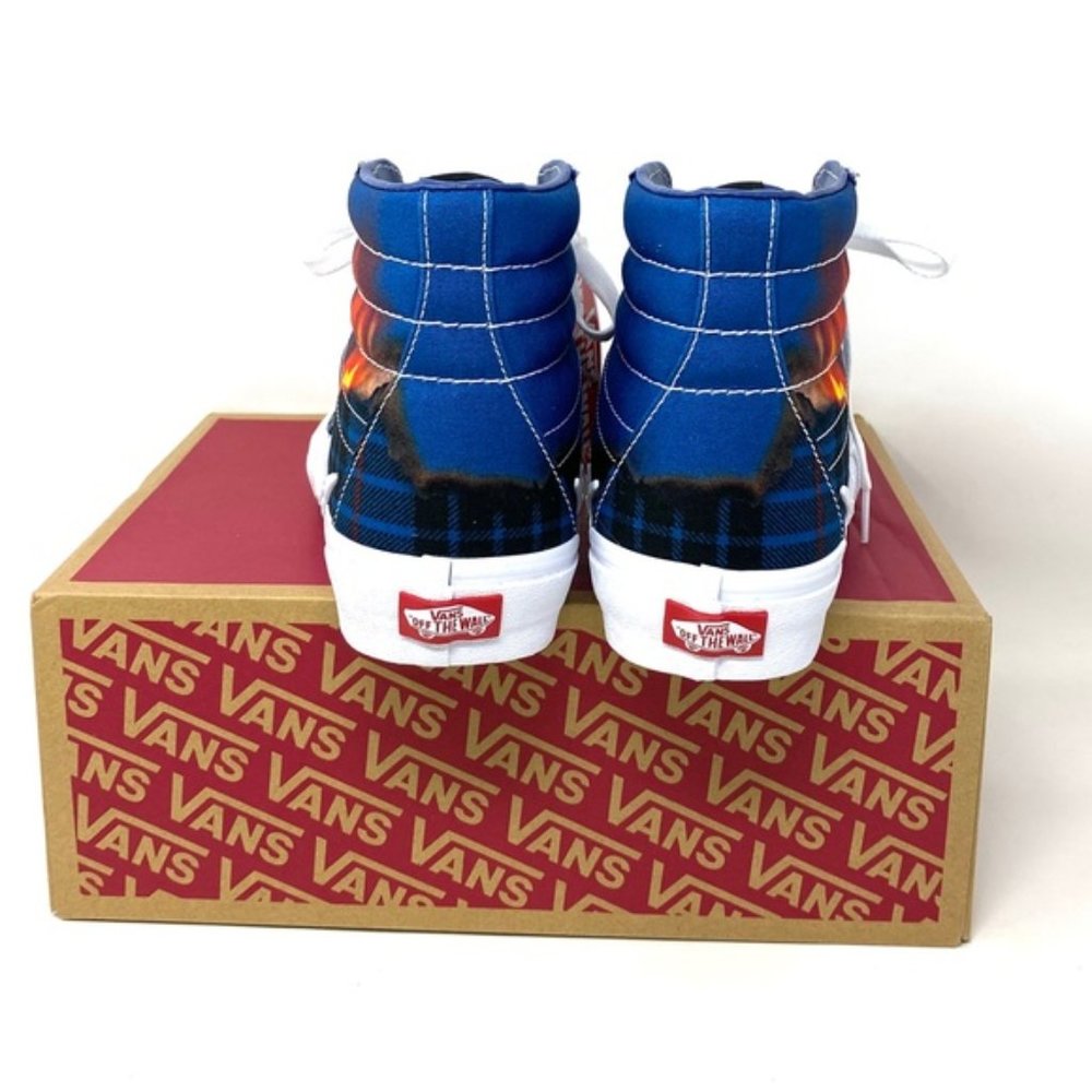 💖MEGA SALE💖VANS SK8-HI Bolt Big Reveal Navy Women High Canvas VN0A5JIV1P4 - Picture 6 of 10